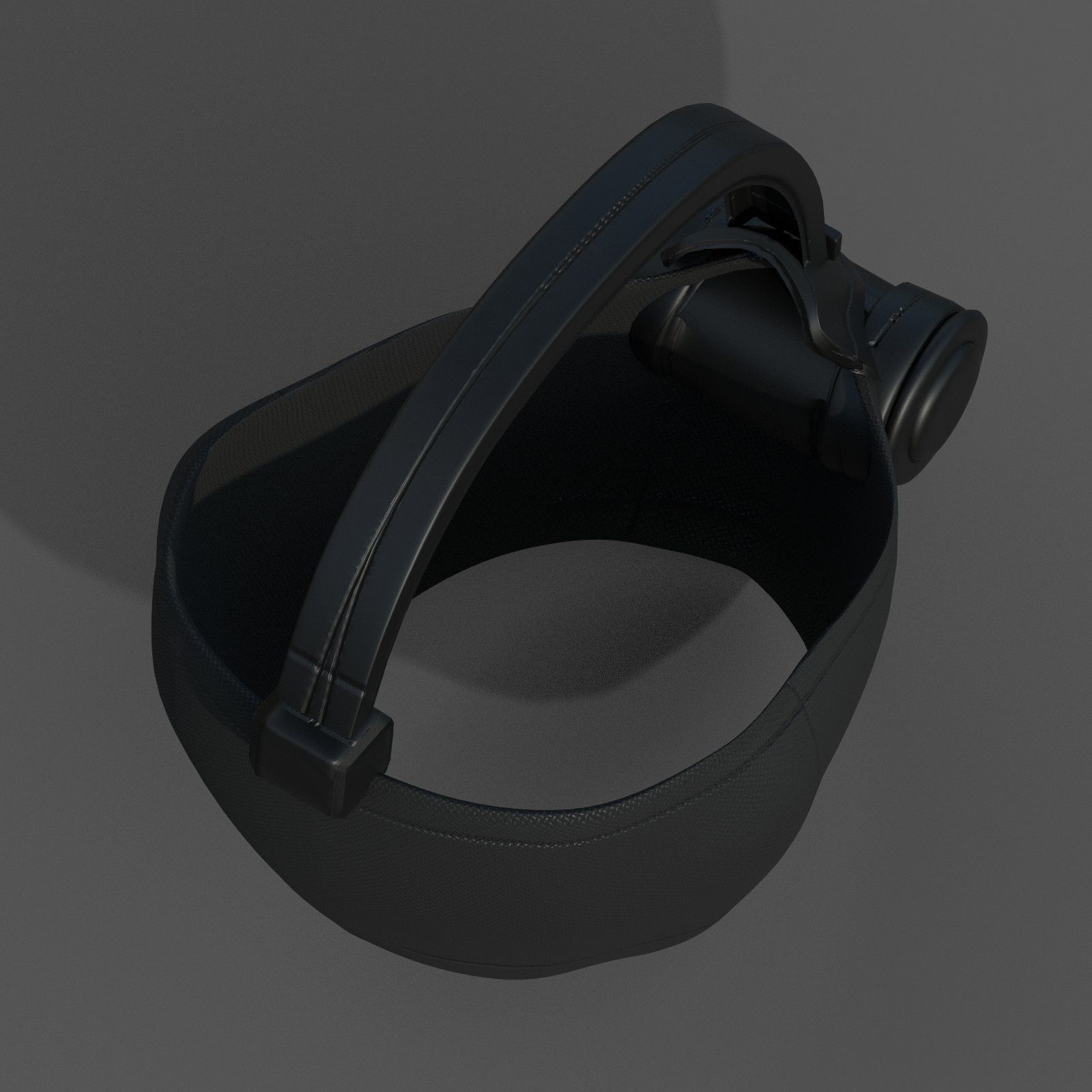 Gas mask respirator scifi futuristic 3d  Low-poly 3D model_3