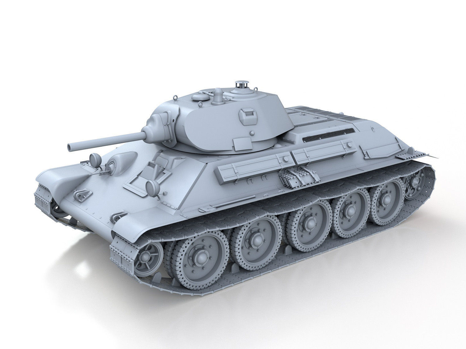 T-34-76 - Model 1940 - Soviet Medium Tank 3D model_2
