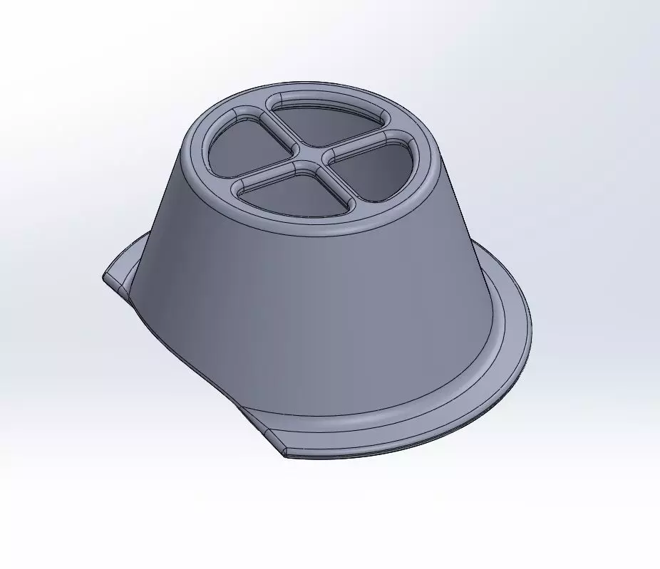 Mask Raiser-Inlet For Fabric Masks 3D print model_0