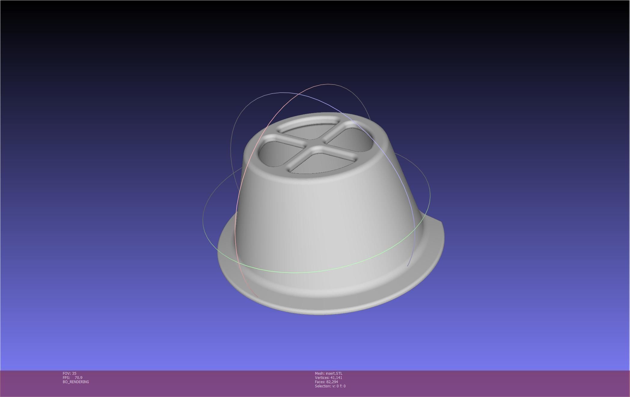 Mask Raiser-Inlet For Fabric Masks 3D print model_78