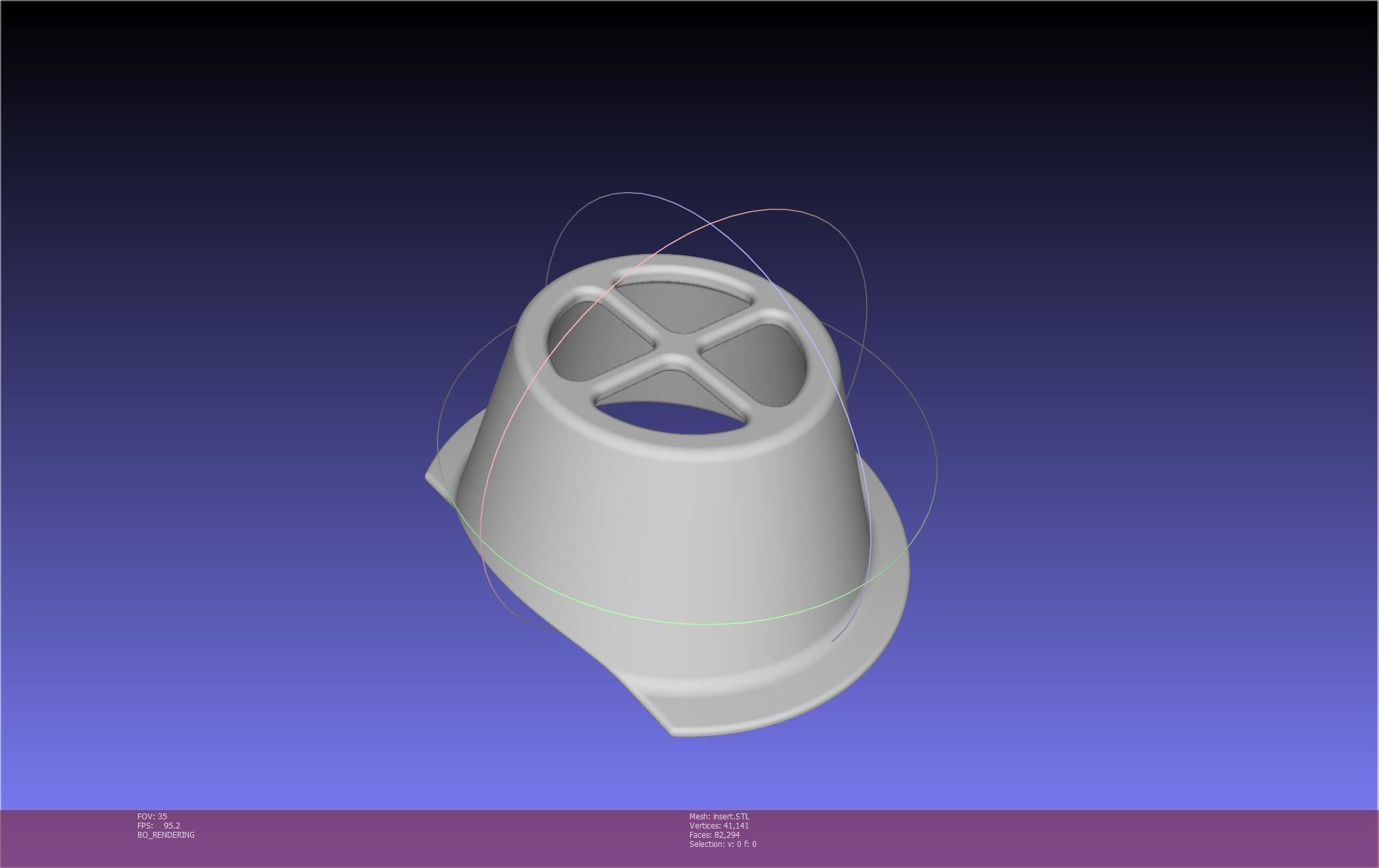 Mask Raiser-Inlet For Fabric Masks 3D print model_66