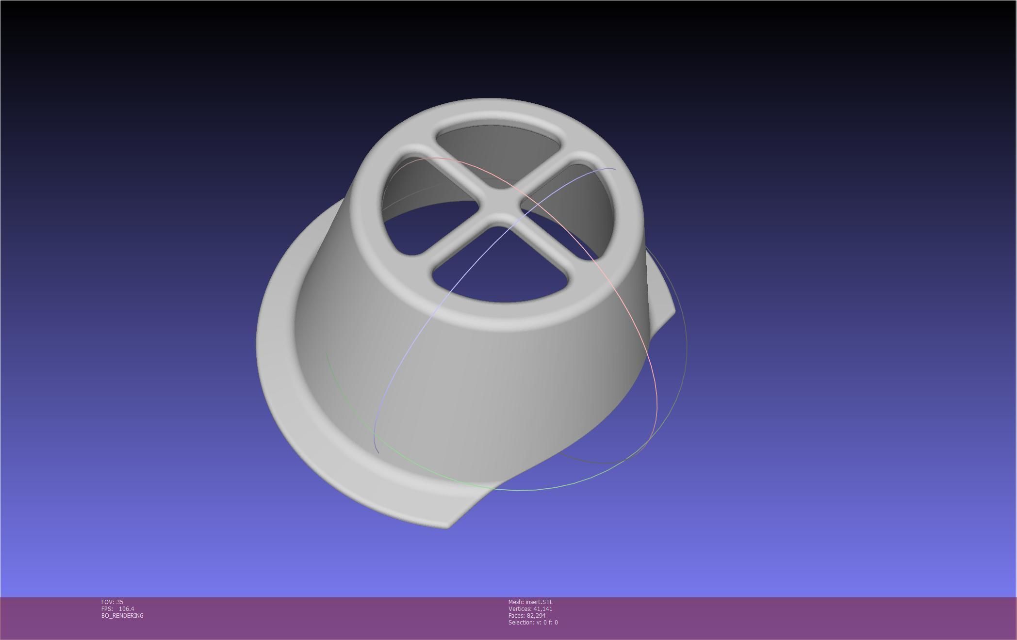 Mask Raiser-Inlet For Fabric Masks 3D print model_82