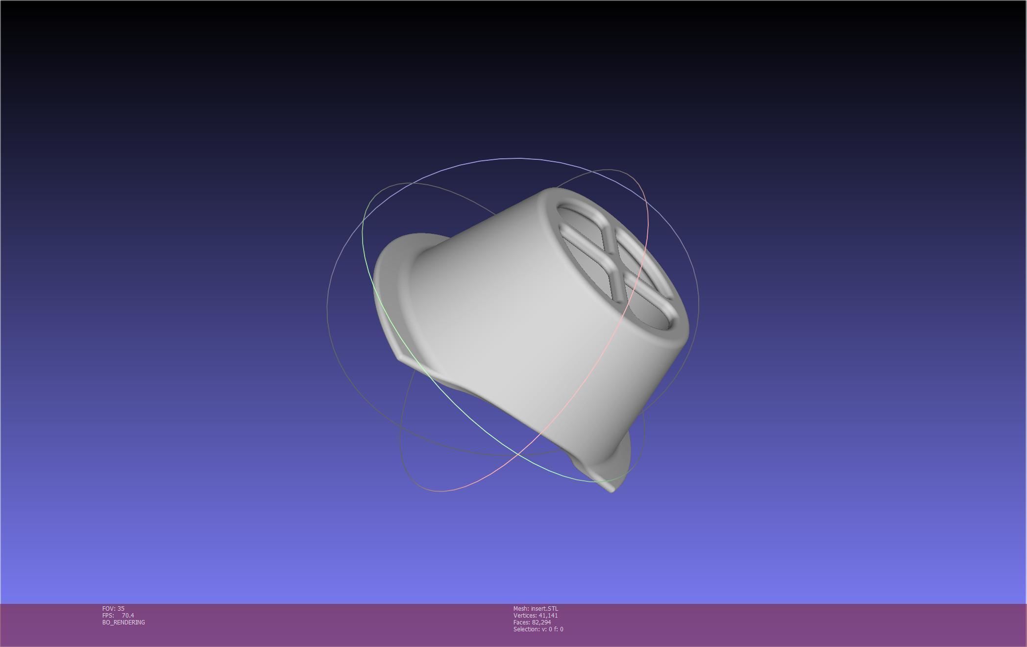 Mask Raiser-Inlet For Fabric Masks 3D print model_88