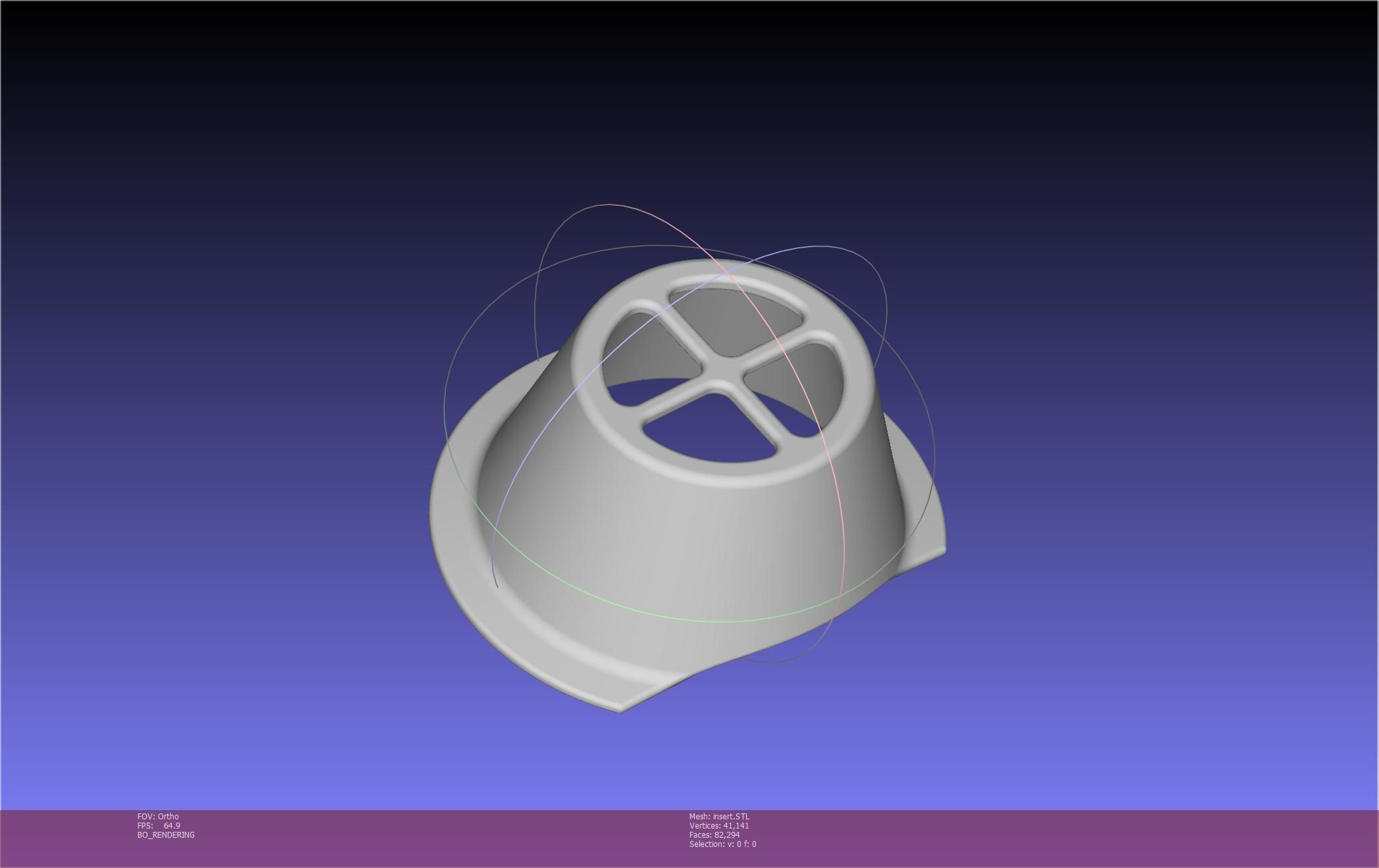 Mask Raiser-Inlet For Fabric Masks 3D print model_44