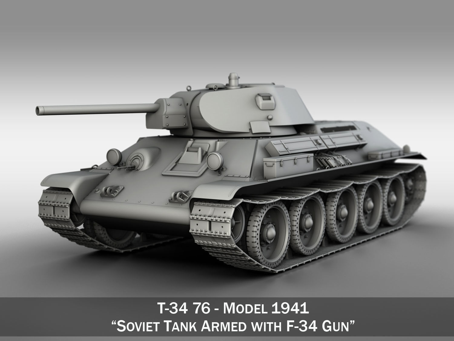 T-34-76 - Model 1941 - Soviet Medium Tank