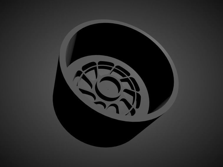 Rotiform YVR scalable and Printable rim 3D print model_1