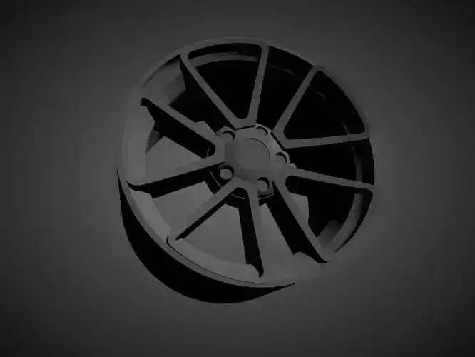 Rotiform SPF scalable and Printable rim 3D print model