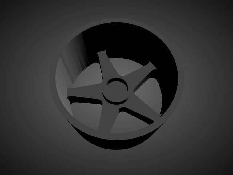 Rotiform ROC scalable and Printable rim 3D print model_1