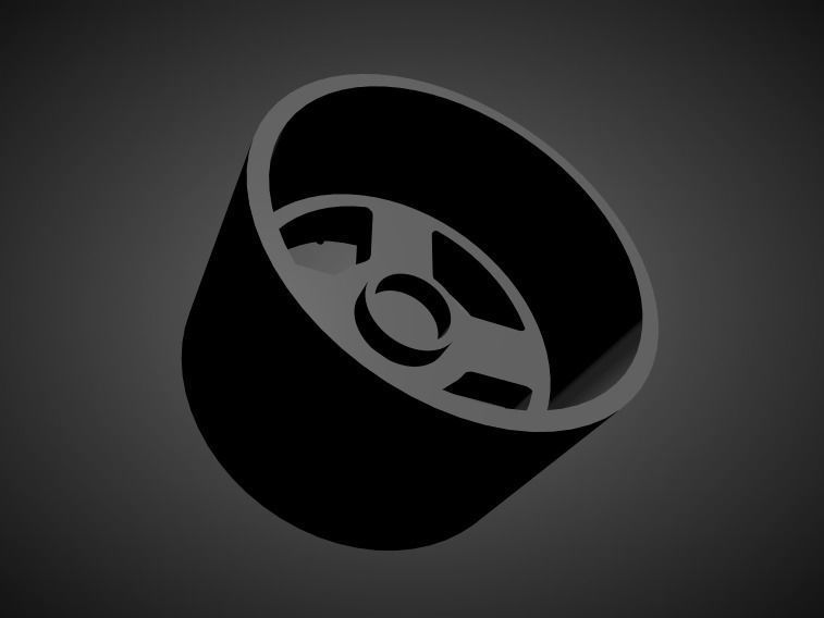 Rotiform RBQ scalable and Printable rim 3D print model_1