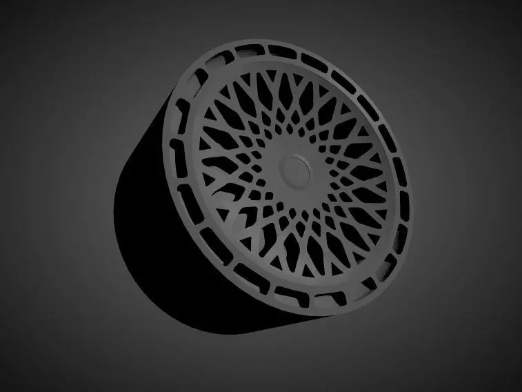 Rotiform LHR M scalable and Printable rim 3D print model_0