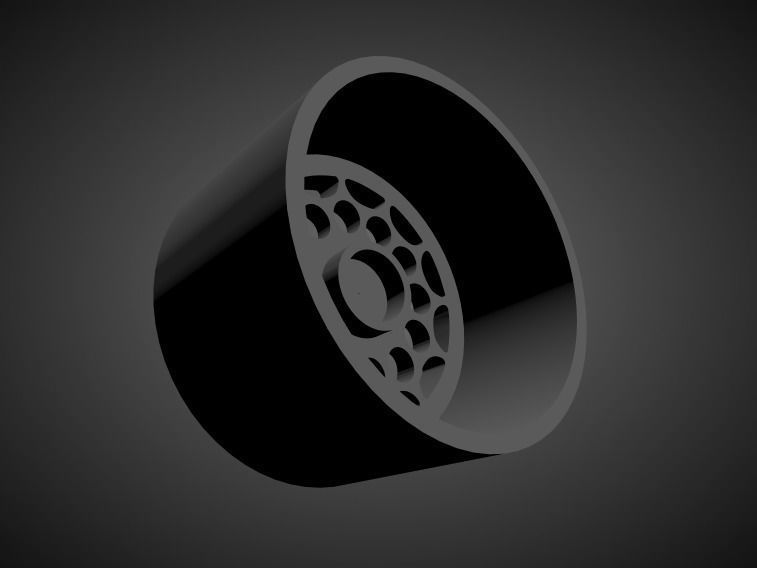 Rotiform HVN scalable and Printable rim 3D print model_1