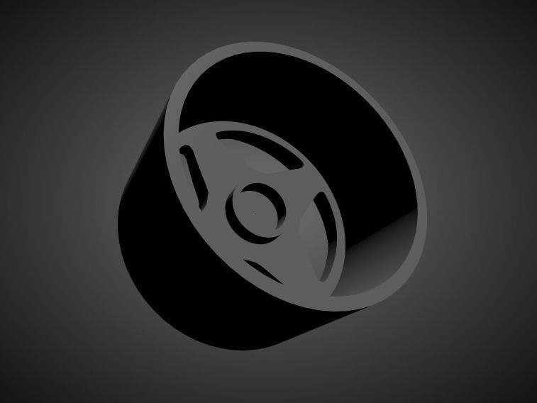 Rotiform GTB scalable and Printable rim 3D print model_1