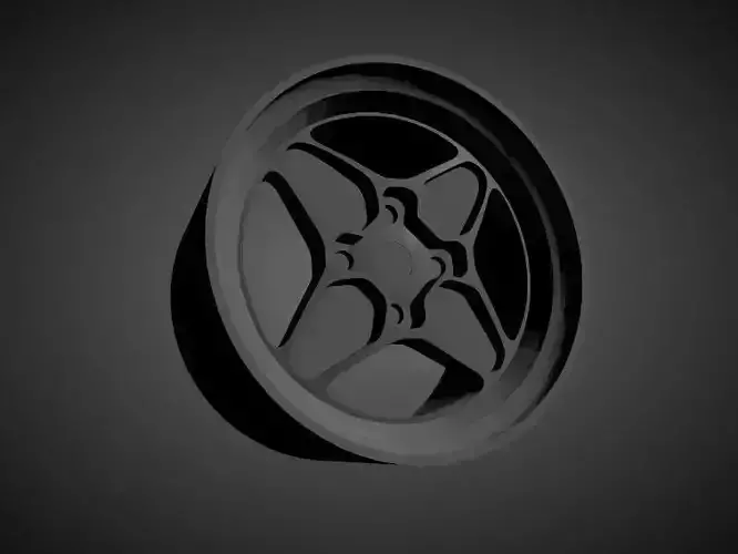 Rotiform GTB scalable and Printable rim 3D print model
