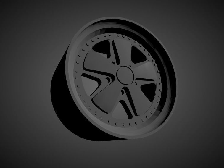 Rotiform Fuchs scalable and Printable rim 3D print model_1