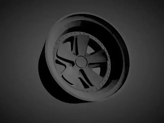 Rotiform Fuchs scalable and Printable rim 3D print model