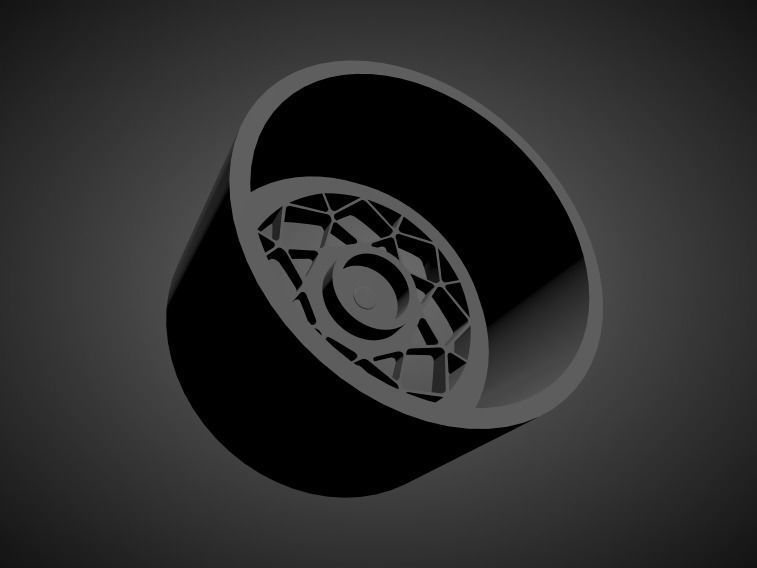 Rotiform DSC  scalable and Printable rim 3D print model_1