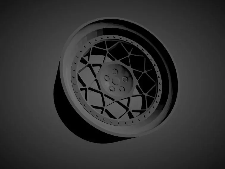 Rotiform DSC  scalable and Printable rim 3D print model_0