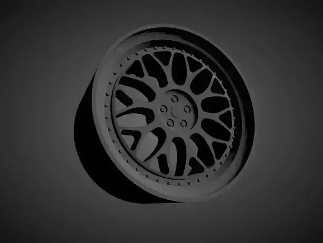 Rotiform DAB scalable and Printable rim 3D print model