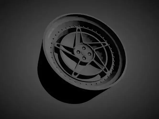 Rotiform CHD-T scalable and Printable rim 3D print model