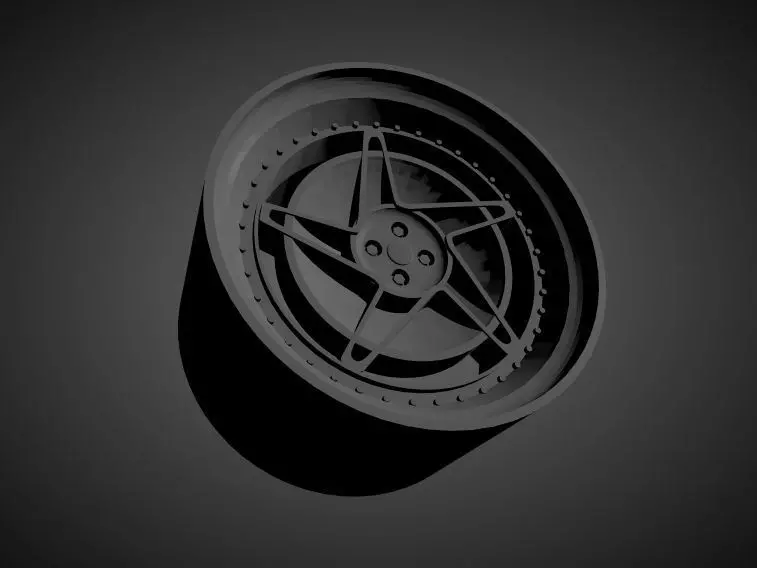 Rotiform CHD-T scalable and Printable rim 3D print model_0