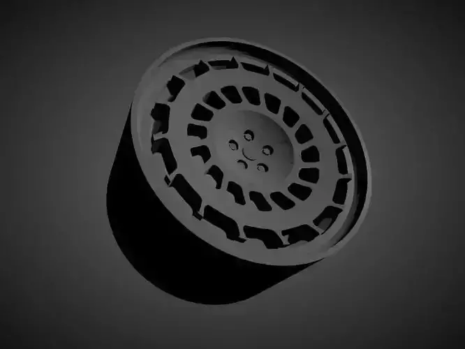 Rotiform CCW scalable and Printable rim 3D print model