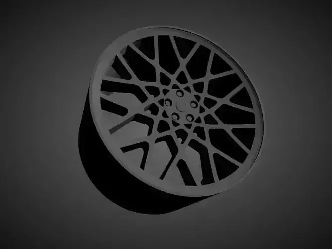 Rotiform BLQ scalable and Printable rim 3D print model