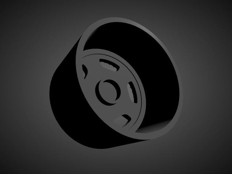 Leon Hardiritt Ritter scalable and Printable rim 3D print model_1