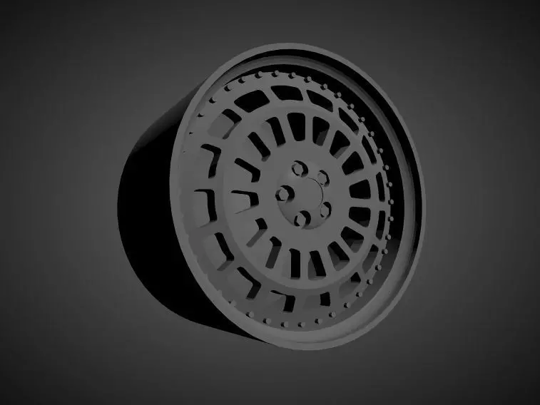 JNC 046 scalable and Printable rim 3D print model_0