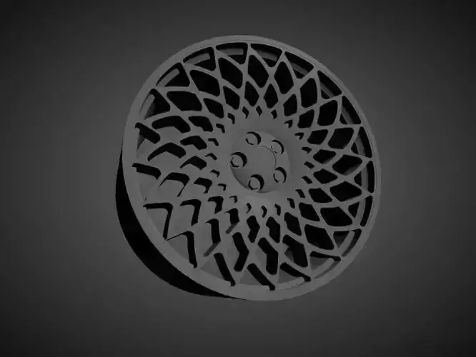 JNC 043 scalable and Printable rim 3D print model