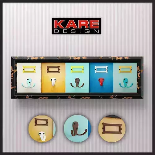 Hanger Kare Design Coat Rack Index 78232 3D model