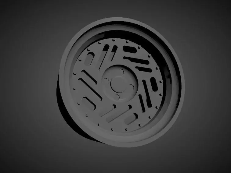 JNC 035 scalable and Printable rim 3D print model_0