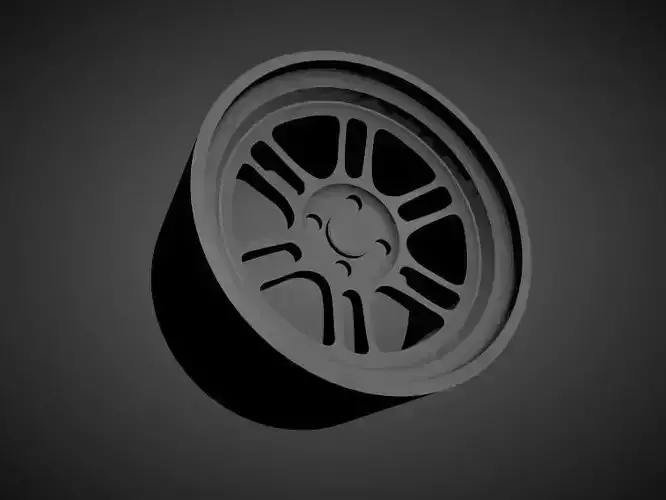 JNC 021 scalable and Printable rim 3D print model