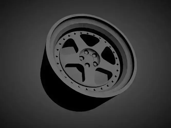 JNC 010 scalable and Printable rim 3D print model