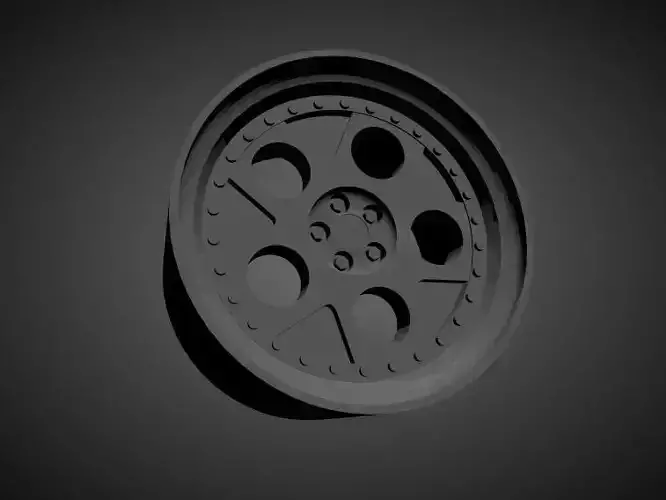 HRE 454 scalable and Printable rim