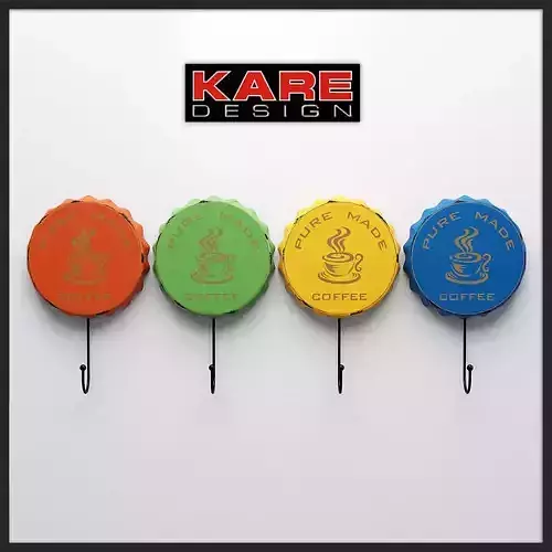 Hanger Kare Design Coat Rack Capsule77720 3D model