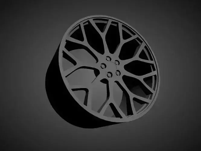 Forgiato Drea scalable and Printable rim 3D print model