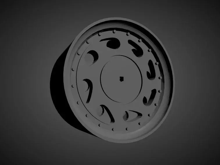 Fifteen52 Teardrop scalable and Printable rim 3D print model_0