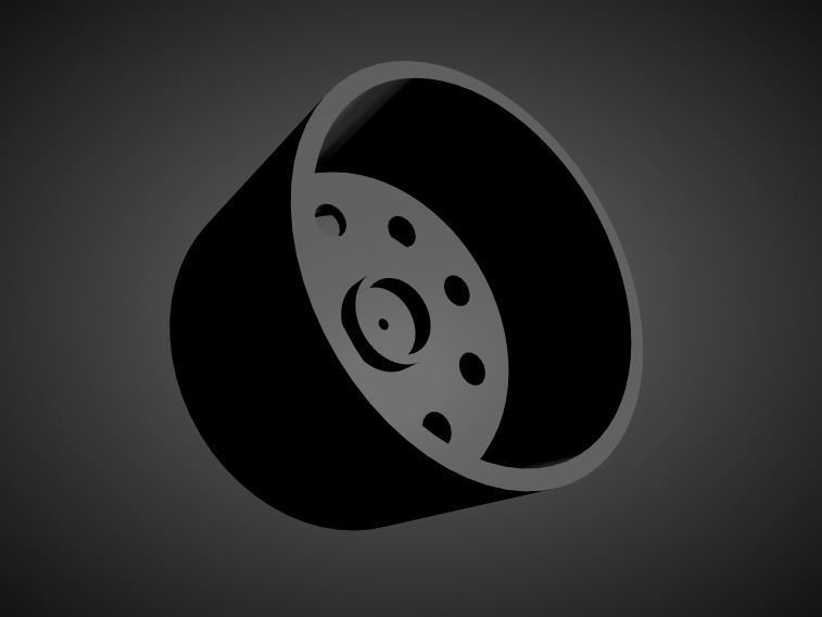 Fifteen52 Teardrop scalable and Printable rim 3D print model_1