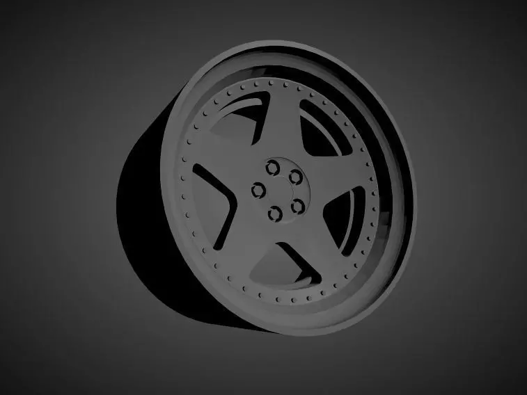 Fifteen52 Tarmac TR scalable and Printable rim 3D print model_0