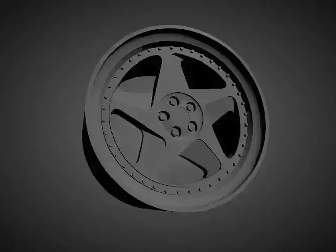 Fifteen52 Tarmac 348 scalable and Printable rim 3D print model