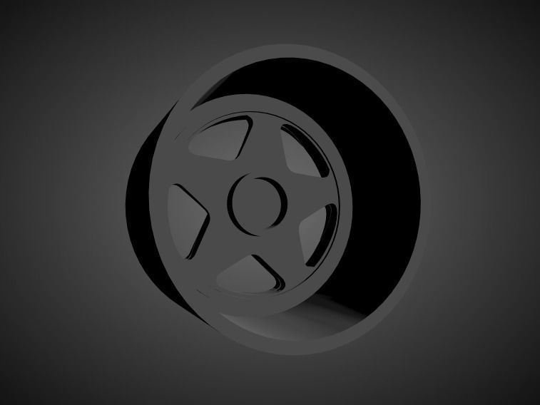 Fifteen52 Tarmac 348 scalable and Printable rim 3D print model_1