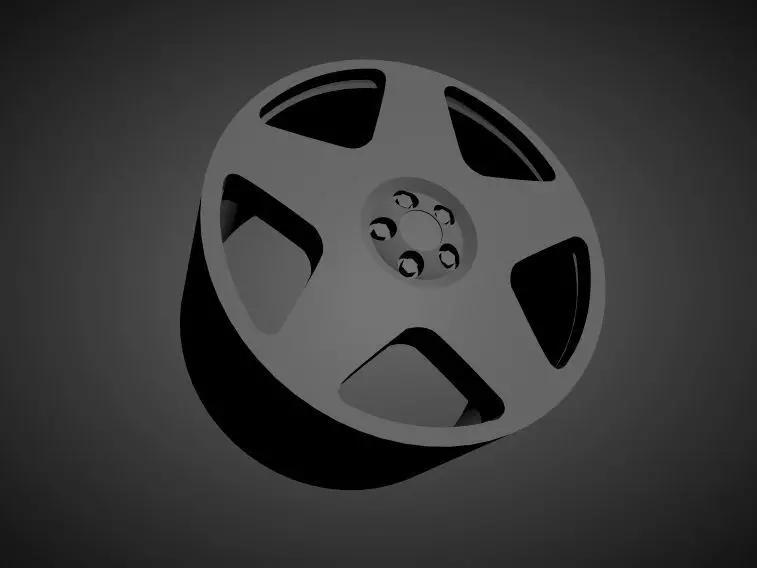 Fifteen52 Tarmac scalable and Printable rim 3D print model_0