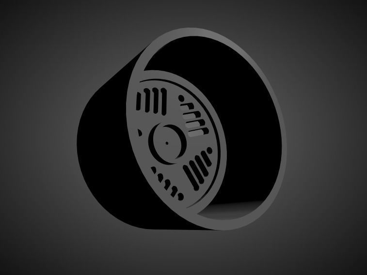 Fifteen52 Mullet scalable and Printable rim 3D print model_1