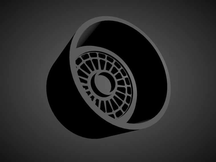 Fifteen52 Integrale SC scalable and Printable rim 3D print model_1