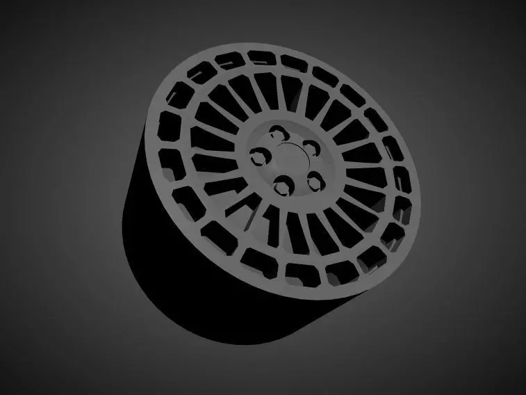 Fifteen52 Integrale scalable and Printable rim 3D print model_0
