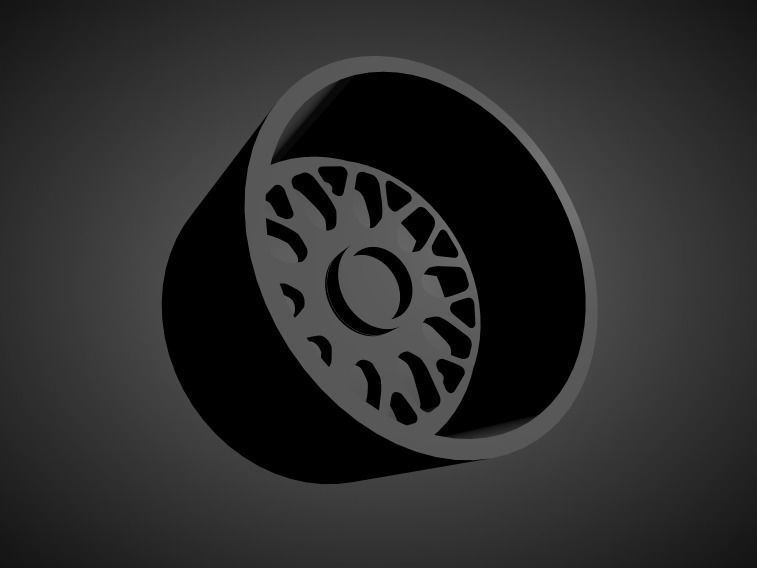 Fifteen52 Formula TR scalable and Printable rim 3D print model_1