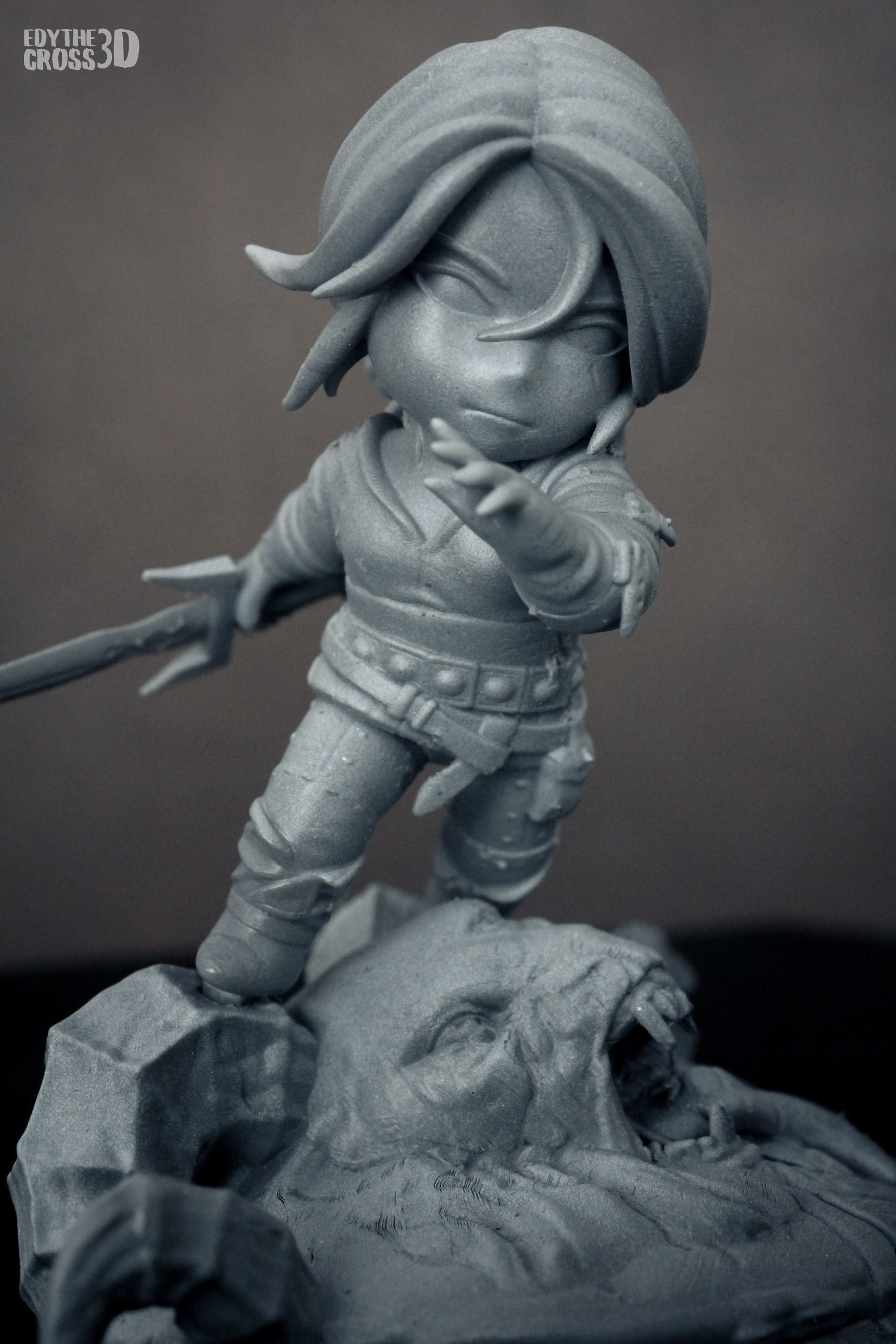 Ciri - Witcher 3D print model_2