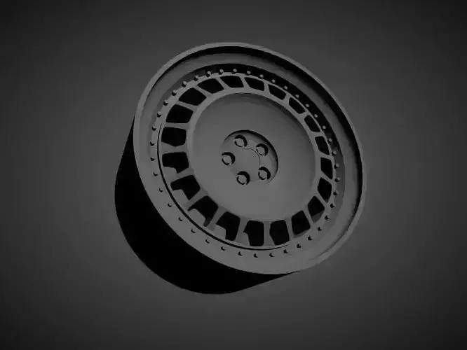 Fifteen52 Evo SC scalable and Printable rim 3D print model