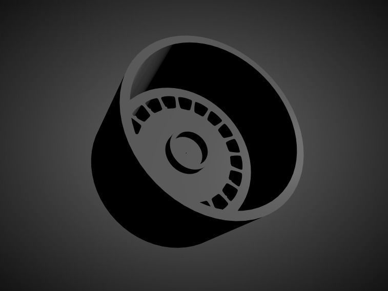 Fifteen52 Evo SC scalable and Printable rim 3D print model_1