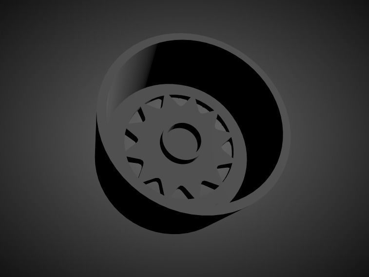 Fifteen52 Alexi scalable and Printable rim 3D print model_1